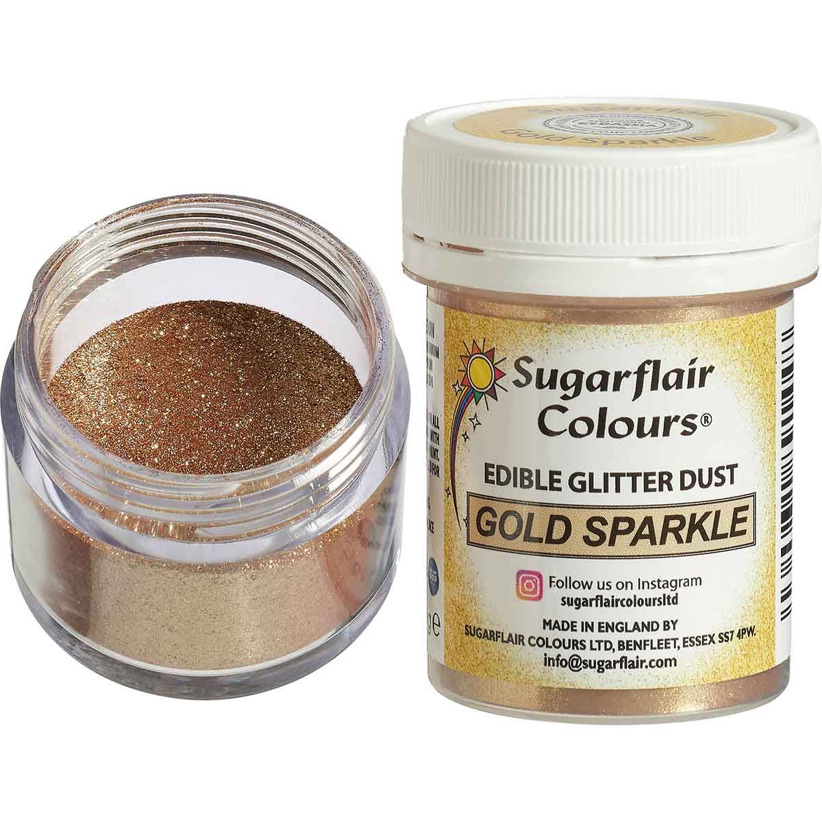 Sugarflair farba Gold Sparkle 10g