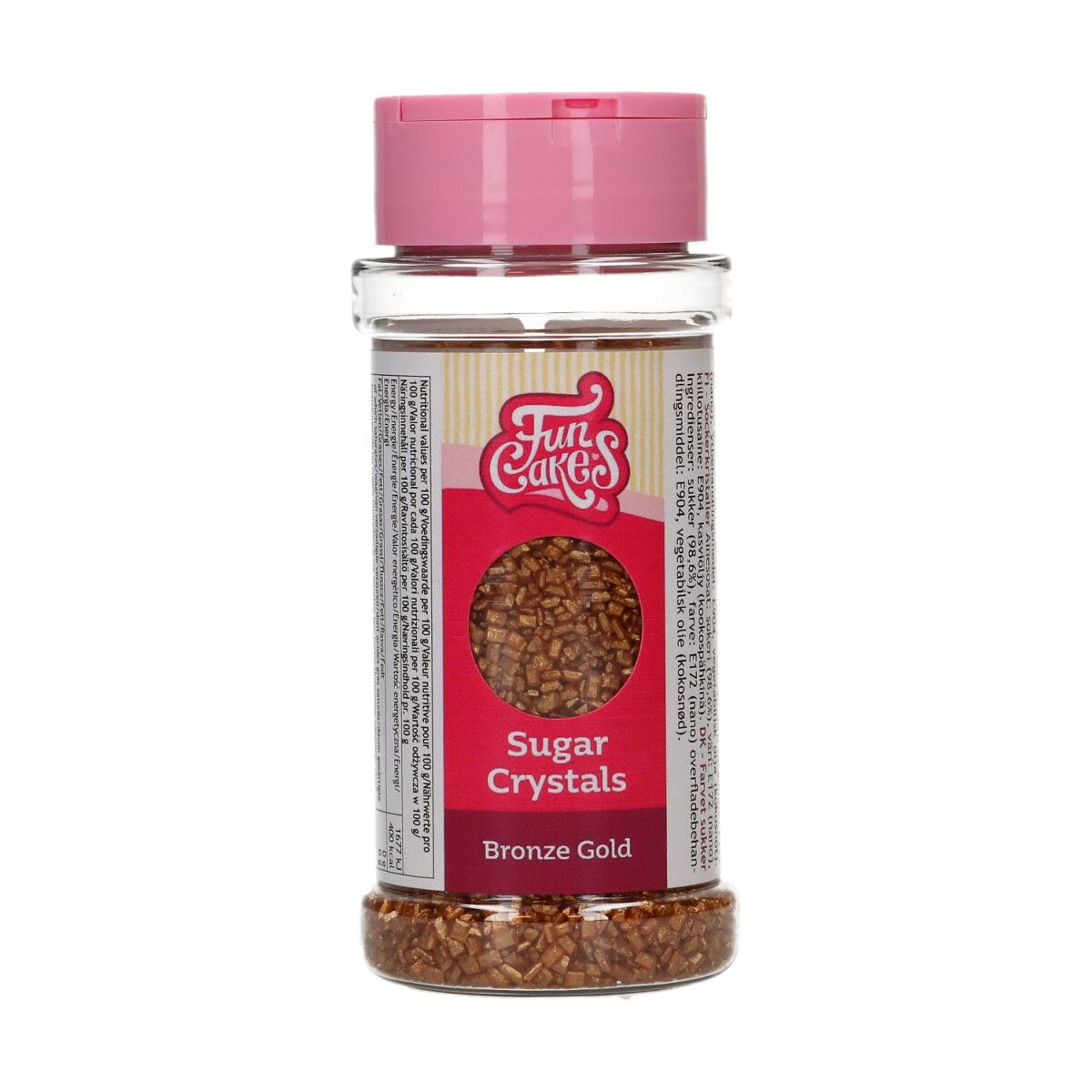FunCakes posyp cukor bronzový 80g