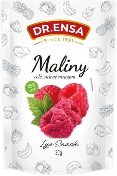 Lyofilizované maliny 30g Dr.ENSA