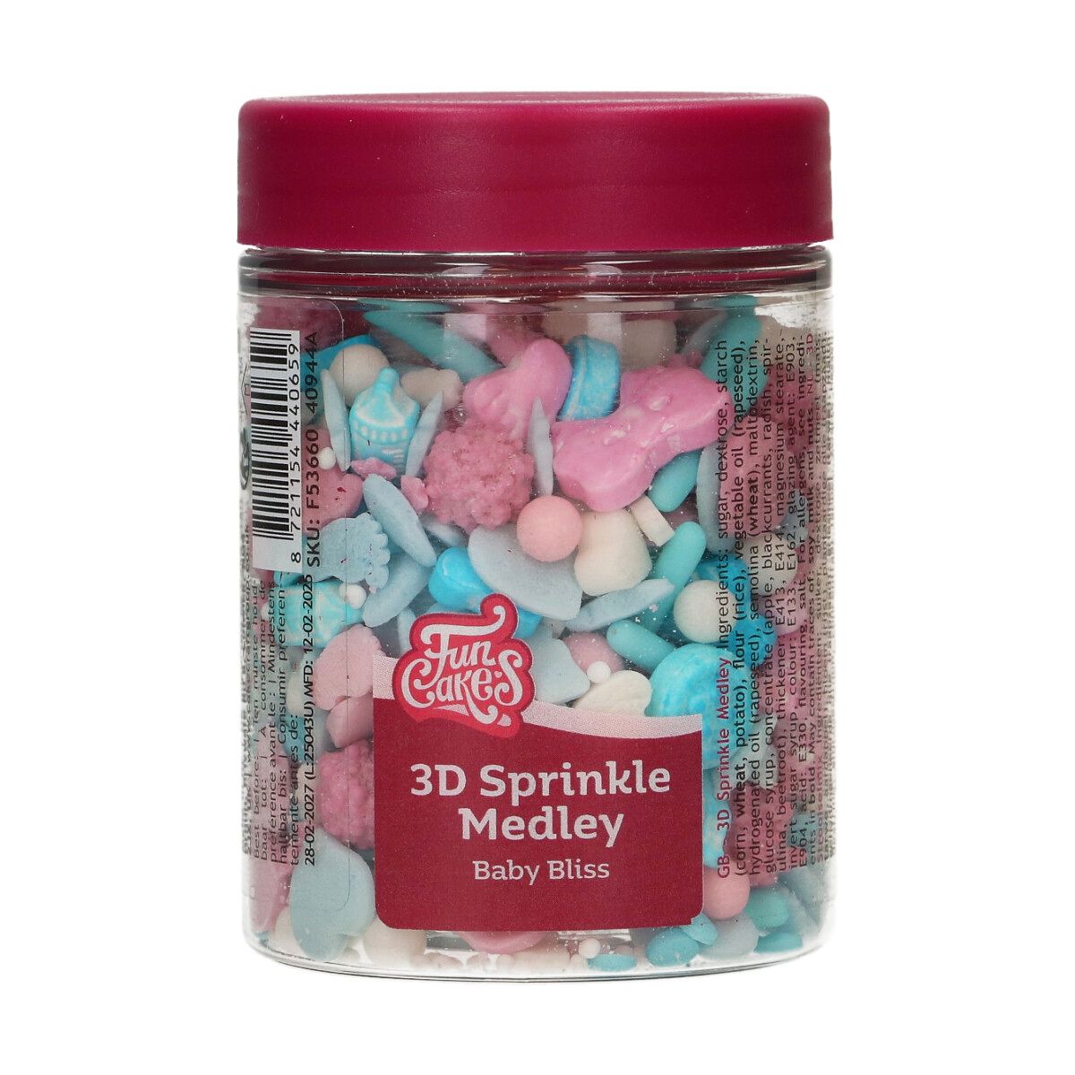 FunCakes 3D Sprinkle Medlay Baby Bliss posyp 70g