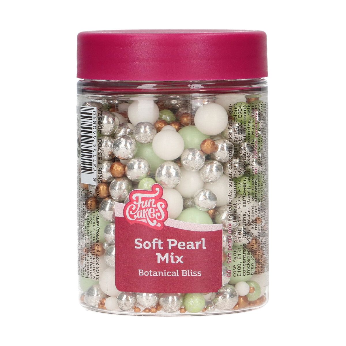 FunCakes Soft perličky Mix Botanical Bliss 80g