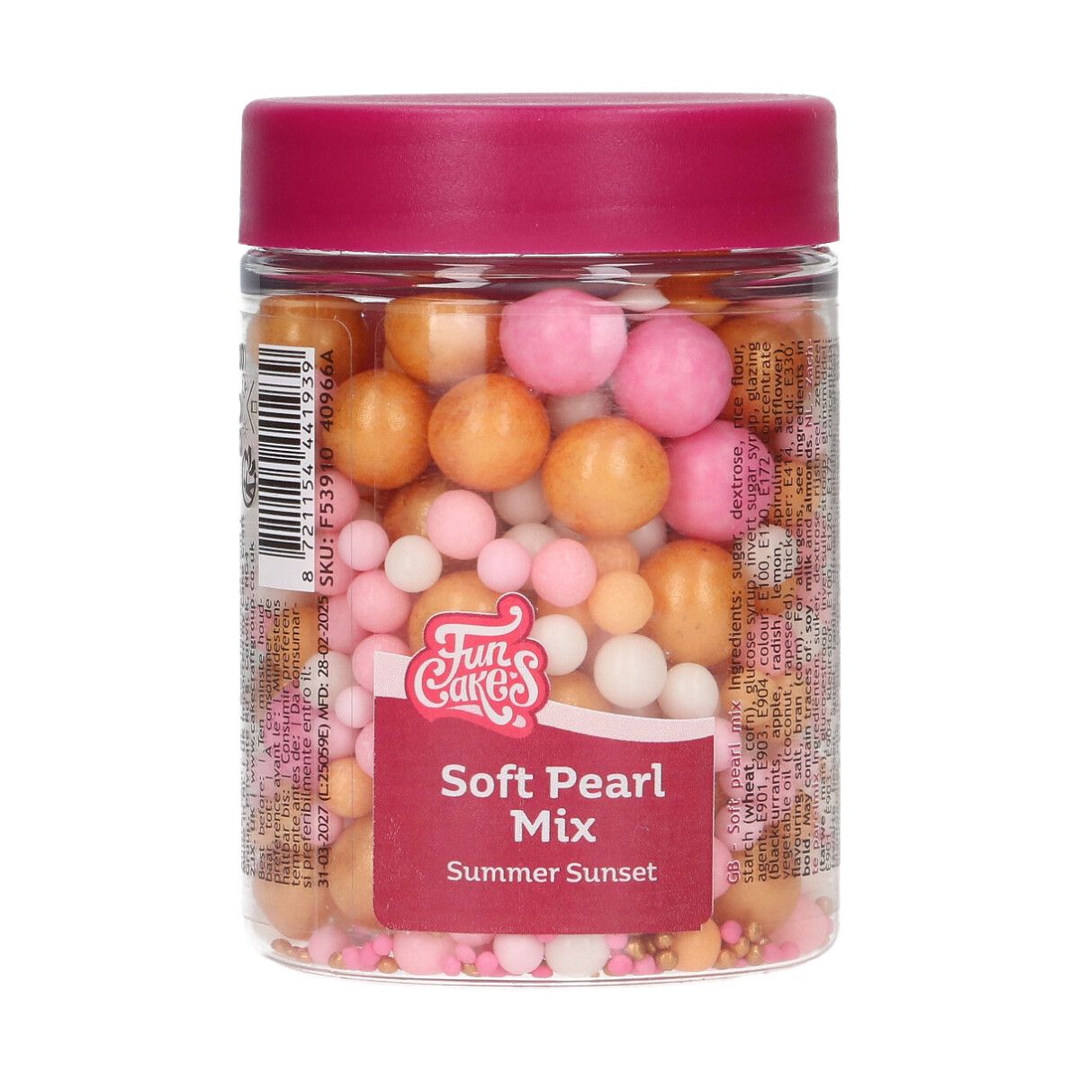 FunCakes Soft perličky Mix Summer Sunset 80g