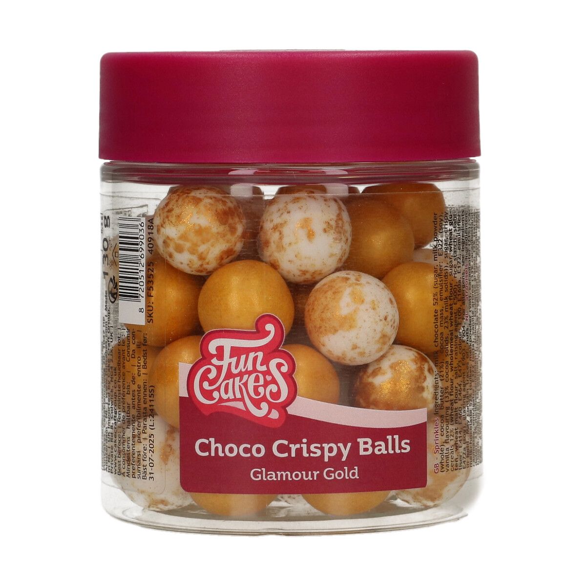 FC čoko gule Cripsy Glamour Gold 130g