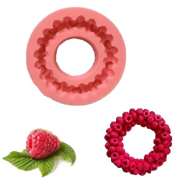 Silikonová forma Malinový veniec 14,5 cm