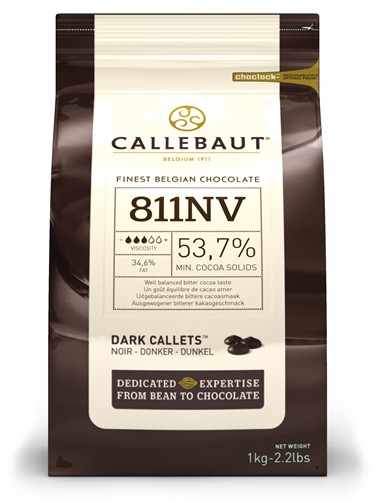 Callebaut horká čokoláda 54,5% 1kg