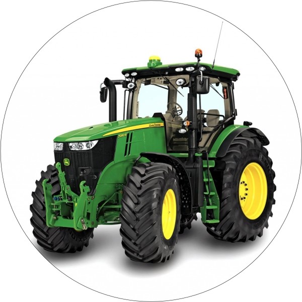 Obrázok traktor zelený