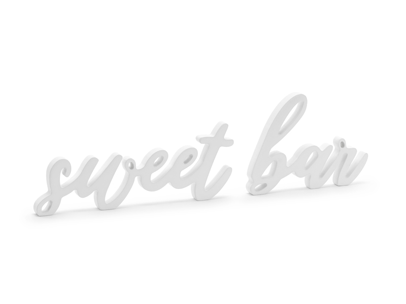 Drevený nápis Sweet bar