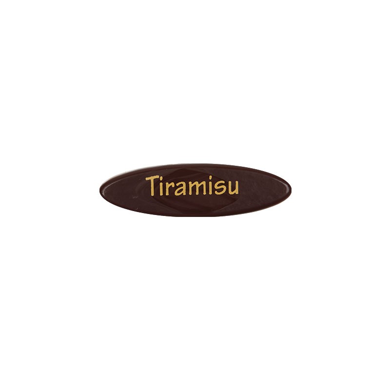  Čokoládový ovál Tiramisu 300 ks