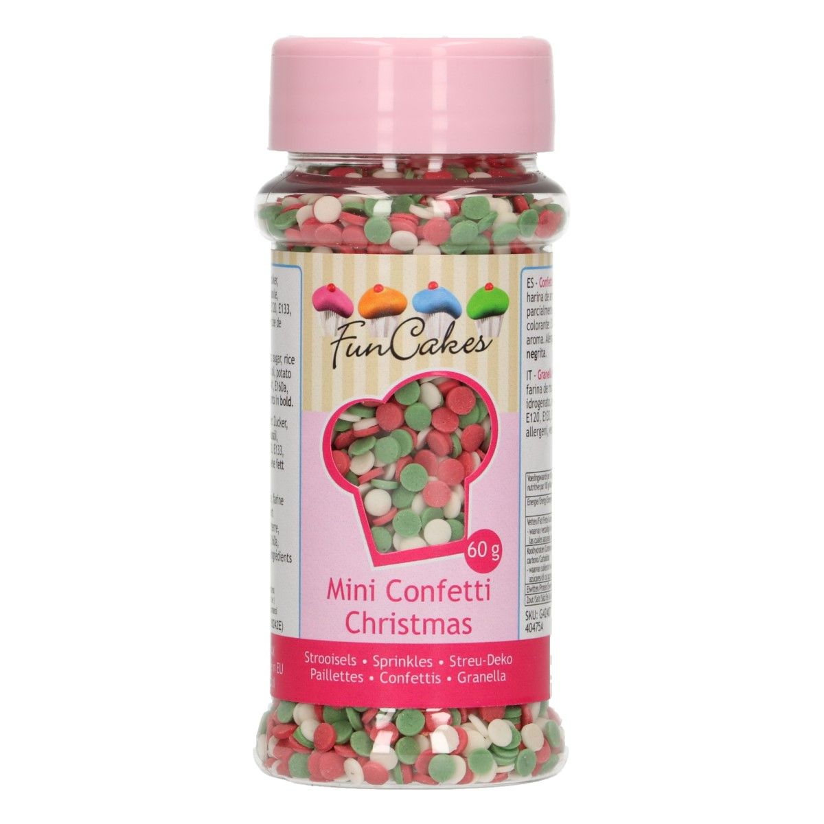 FunCakes Mini Confetti Christmas 60g