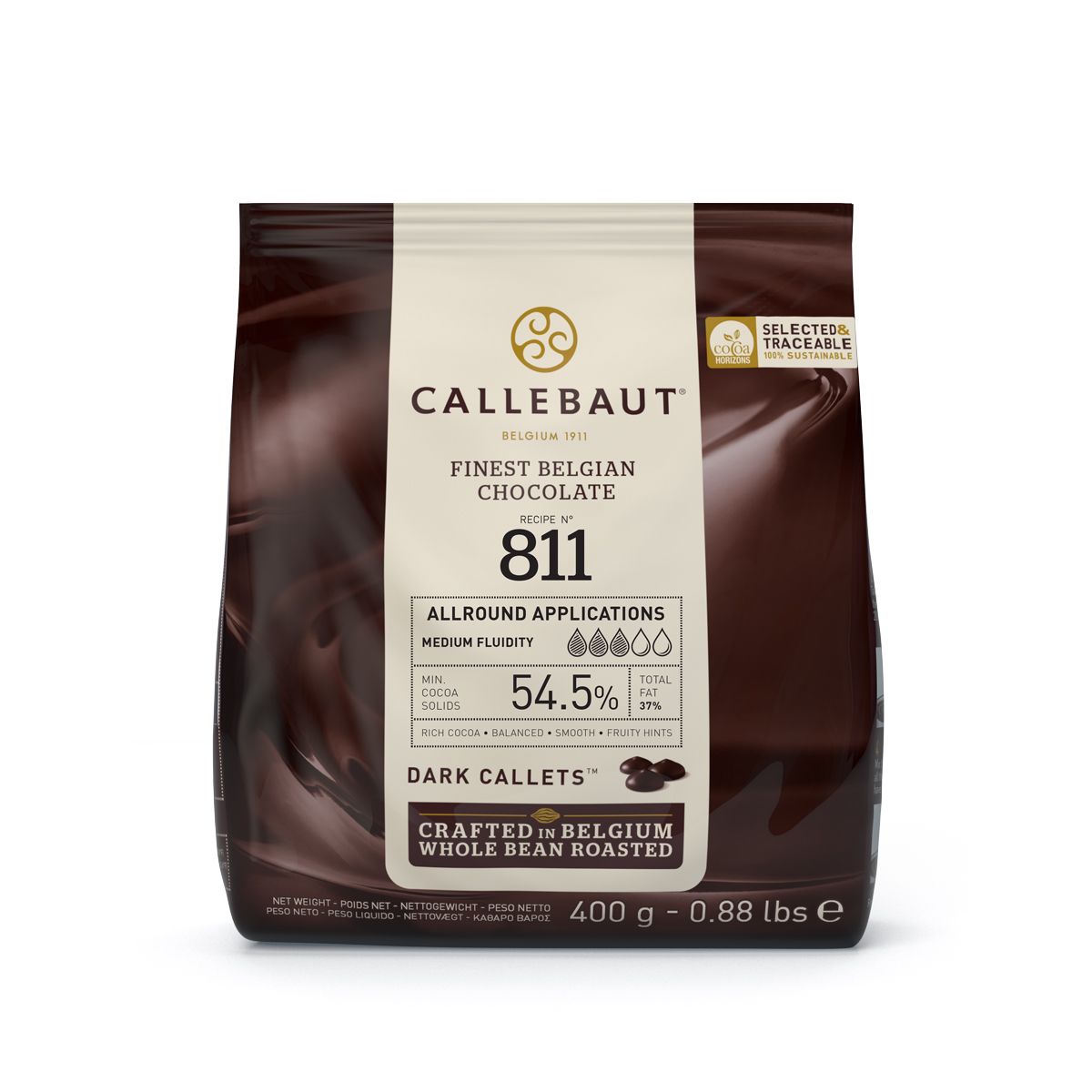 Callebaut čokoláda horká 400g