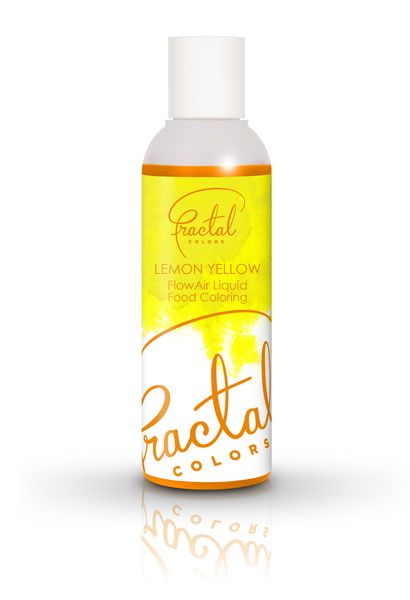 Airbrush farba tekutá Fractal - Lemon Yellow (100 ml)