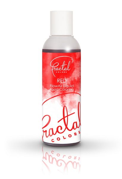 Airbrush farba tekutá Fractal - Red (100 ml)