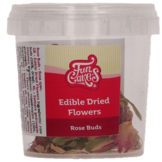 Sušené jedlé kvety Rose Buds - Púčiky ruží