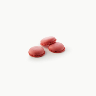 Makrónky červené 3,5 cm 96 ks
