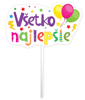 Zápich na tortu Všetko Najlepšie