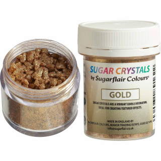 Sugarflair Sugar Crystal Gold 40g