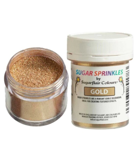 Sugarflair trblietky Sprinkles Gold 40g