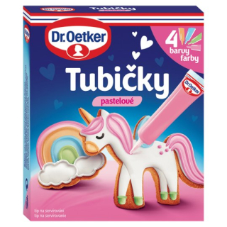 Dr. Oetker Tubičky pastelové 4 x 19 g