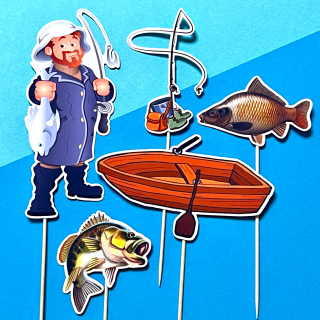 Zápich rybár – sada 5ks