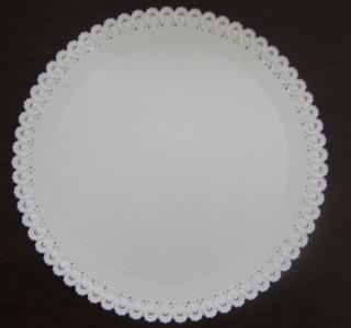 Podnos biely plastový 26 cm