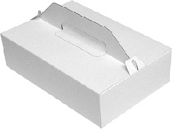 Krabica výslužková pevná 10ks 19x15x8,5cm