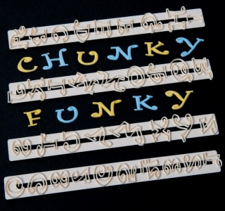 Abeceda a čísla veľká Chunky Funky