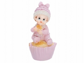 Figúrka dievčatko na muffine