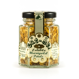 Sušené jedlé kvety v skle Marigold Petals 190ml