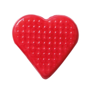 Srdce červené biela čokoláda malé 160 ks
