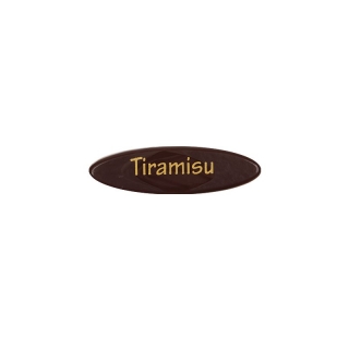 Čokoládový ovál Tiramisu 300 ks