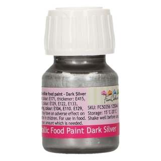 FunCakes farba Dark Silver 30ml