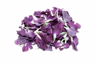 Sušené jedlé kvety v skle Purple Carnation 195m