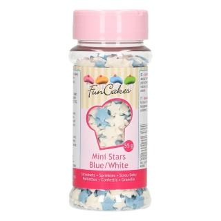 FunCakes posyp bielo-modré hviezdy 55g