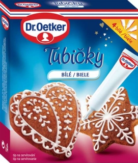 Dr.Oetker tubičky biele 4 ks