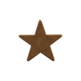 Hviezda hnedá 5,5 cm 60 ks
