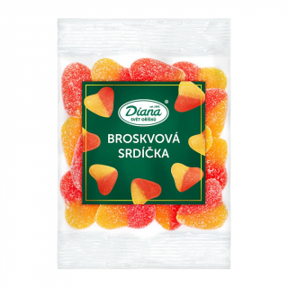 Broskyňové srdiečka 100g