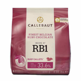 Callebaut Ruby čokoláda 33,6%  400g
